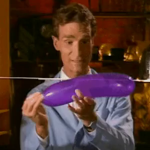 jerk the balloon 