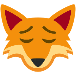 Fox pensive