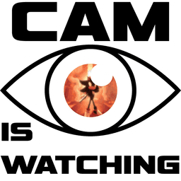 "CAM IS WATCHING" poster.