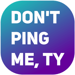 dont ping me ty