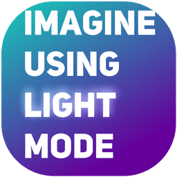 imagine using light mode