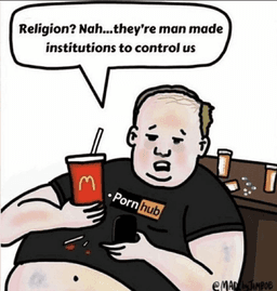 Religion sucks!! Athiesm cool!