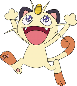 Meowth feliz