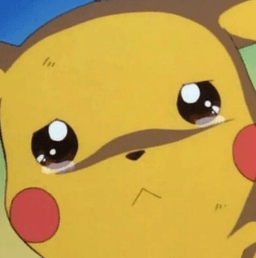 Pikachu triste