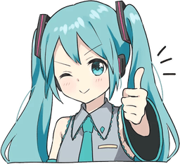 Miku Line Thumbs Up