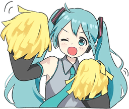 Miku Line Pom Poms