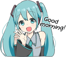 Miku Line Good Morning