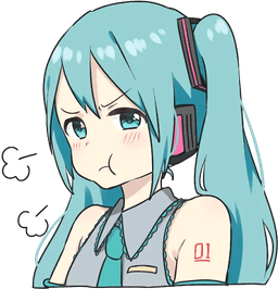 Miku Line Pout