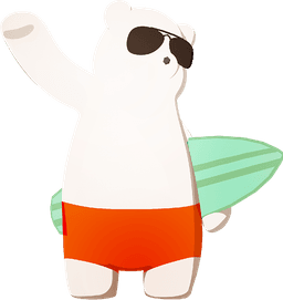 Bear Surfer