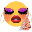 sassy material girl nails