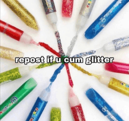 glitter cum