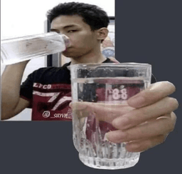 here have some water