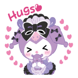 Kuromi hugs