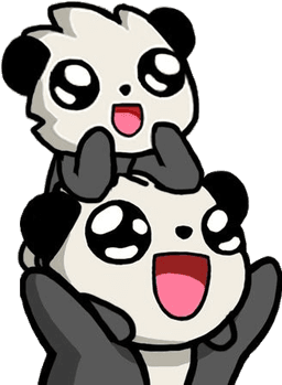 Cute pandas