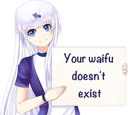 Your waifu doesn't exist