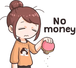 No money