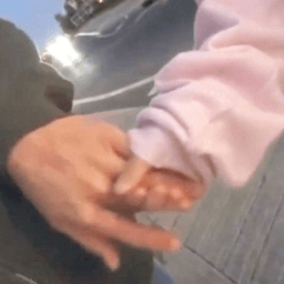 Holding hand