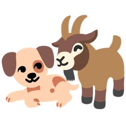 Puppy & Goat