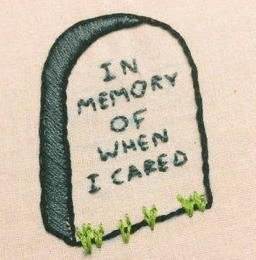 in memory of when i cared