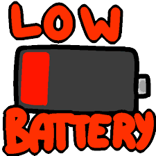 low battery