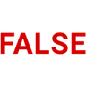 False False