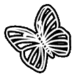 Butterflyblackandwhite