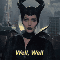 Maleficent, "Well, well." Maleficent, "Well, well."