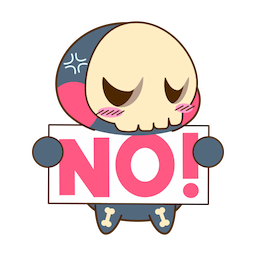 Skeleton Says No