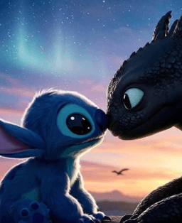 Stitch Toothless Stitch Toothless