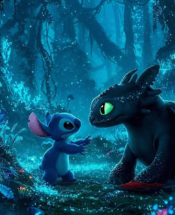 Stitch Toothless Stitch Toothless