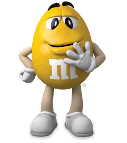 Yellow m&m Yellow m&m