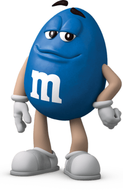 Blue M&M Blue M&M