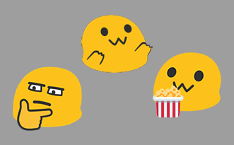 blob thinking emoji